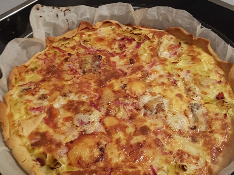 Cliquez pour zoomer ! Flamiche aux poireaux et gorgonzola Thermomix par adou061