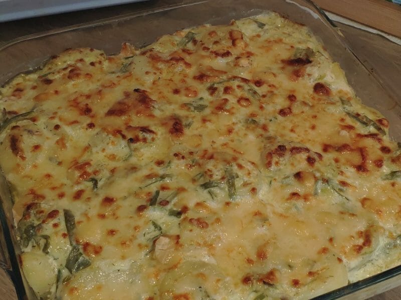 Cliquez pour zoomer ! Gratin aux deux saumons Thermomix par leajo