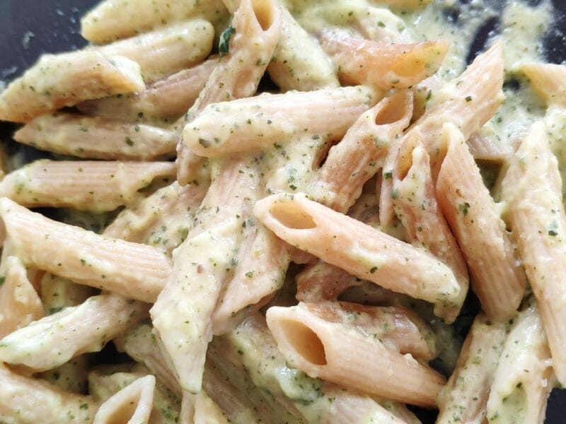 Cliquez pour zoomer ! Farfalle à la crème de courgettes Thermomix par leajo