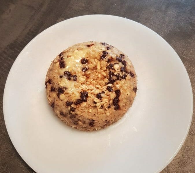 Cliquez pour zoomer ! Bowl cake banane et pépites de chocolat Thermomix par JulieLudo