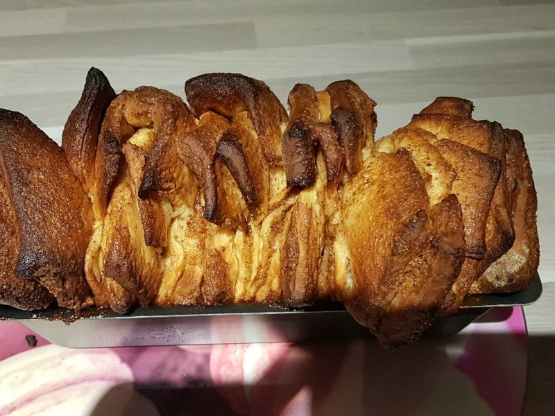 Cliquez pour zoomer ! Brioche à effeuiller à la cannelle Thermomix par lorkasixte