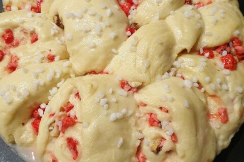 Cliquez pour zoomer ! Brioche aux pralines roses Thermomix par sophiehumbert67