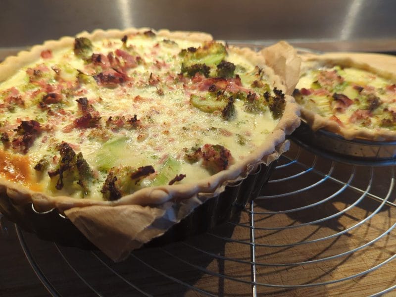 Cliquez pour zoomer ! Quiche au brocoli et jambon Thermomix par Vincent