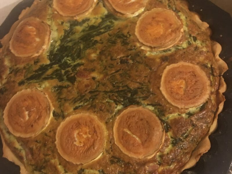 Cliquez pour zoomer ! Quiche épinards et lardons Thermomix par delphine2762