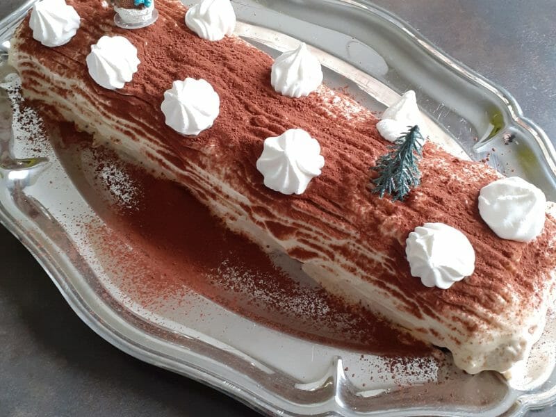 Cliquez pour zoomer ! Bûche Tiramisu Thermomix par capit21