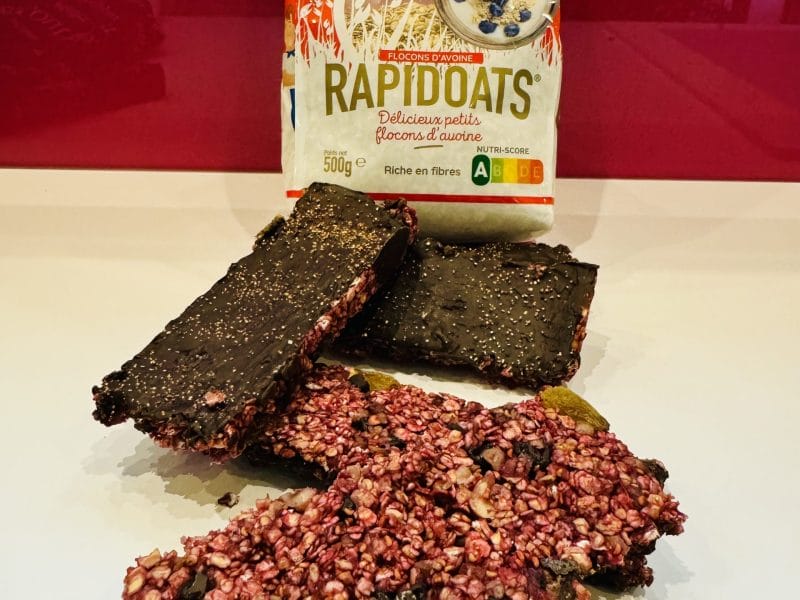 Cliquez pour zoomer ! Barres de céréales à l’avoine, noisettes, banane et chocolat Thermomix par christelleb1