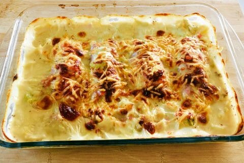 Cliquez pour zoomer ! Roulés gratinés de jambon aux légumes au Thermomix