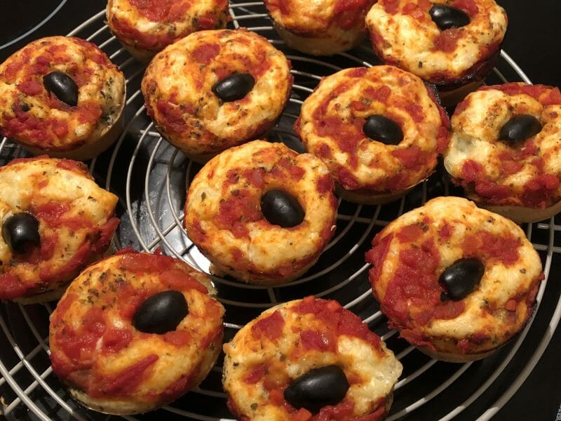 Cliquez pour zoomer ! Muffins salés façon pizza Thermomix par vanou16