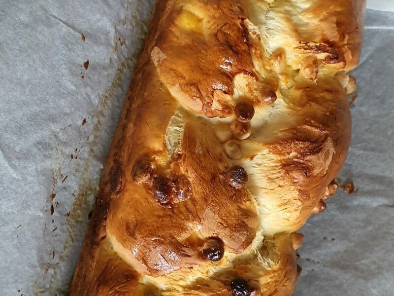 Cliquez pour zoomer ! Brioche tressée à la mie filante Thermomix par justine_49