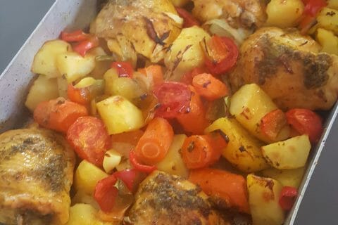Cliquez pour zoomer ! Poulet rôti à la Marocaine Thermomix par melo33112