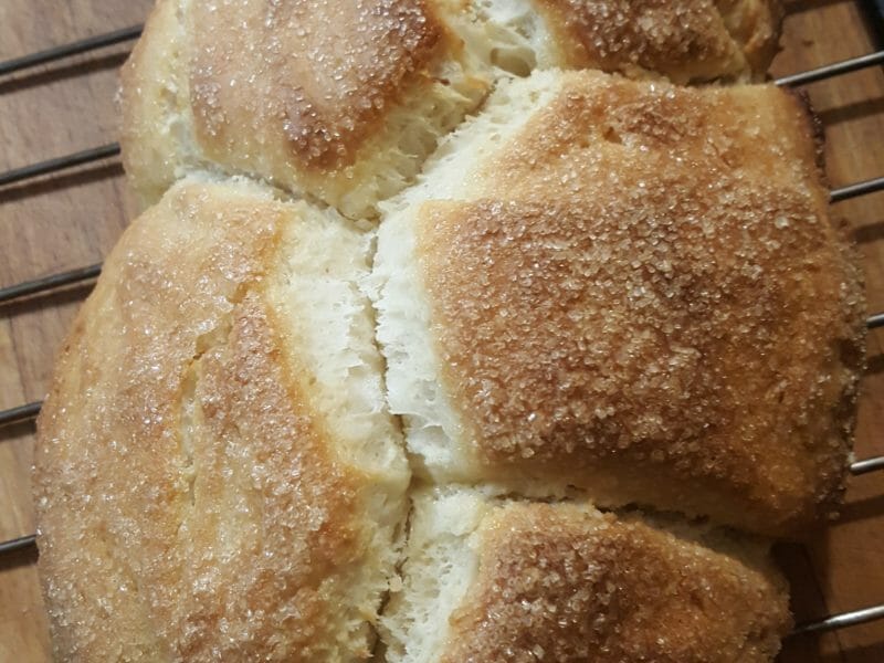 Cliquez pour zoomer ! Brioche sans beurre, sans oeufs Thermomix par melo33112