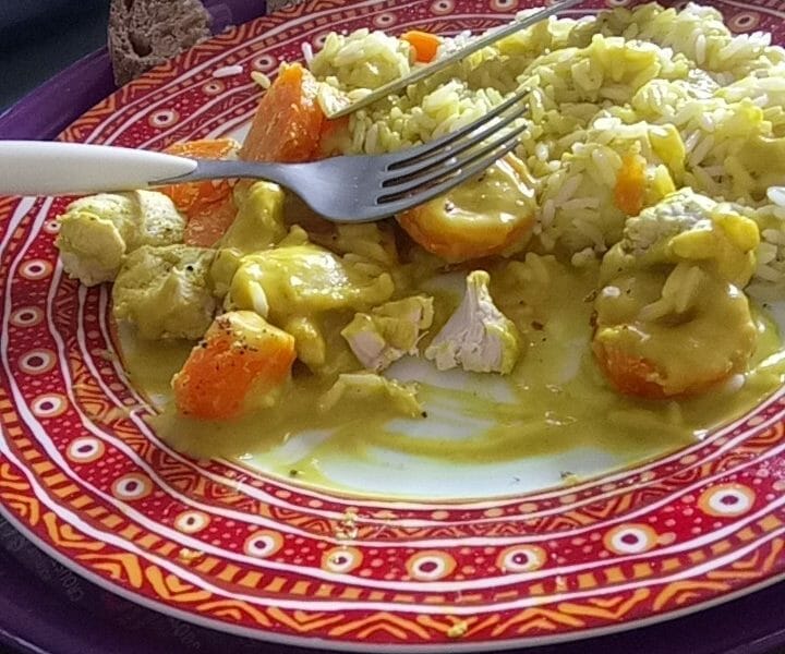 Cliquez pour zoomer ! Poulet coco aux 3 épices Thermomix par Émilie