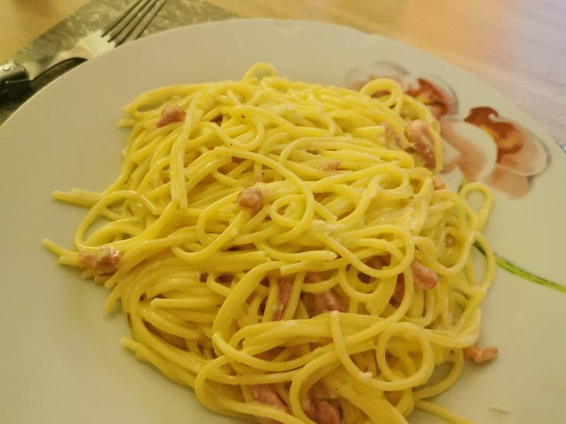 Cliquez pour zoomer ! Pâtes carbonara Thermomix par laura_62