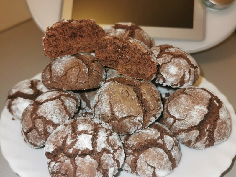 Cliquez pour zoomer ! Craquelés au chocolat Thermomix par deborah_20
