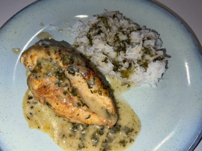 Cliquez pour zoomer ! Poulet sauce crémeuse au citron Thermomix par adeszo