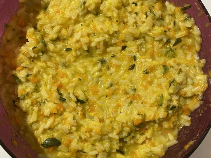 Cliquez pour zoomer ! Risotto carottes et saumon fumé Thermomix par tatachantal