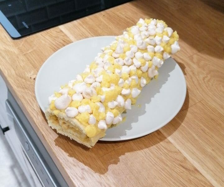 Cliquez pour zoomer ! Bûche au citron meringuée Thermomix par martynates