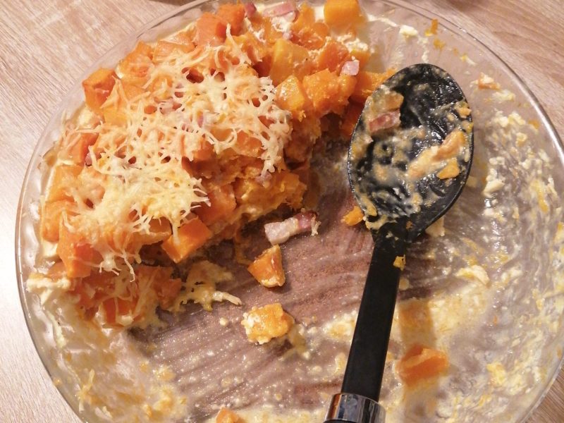Cliquez pour zoomer ! Gratin de potiron et patate douce au comté Thermomix par martynates