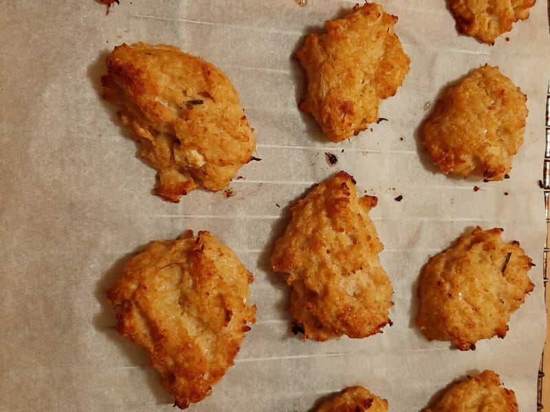 Cliquez pour zoomer ! Croquettes de chou-fleur au jambon cru Thermomix par ionionbarre