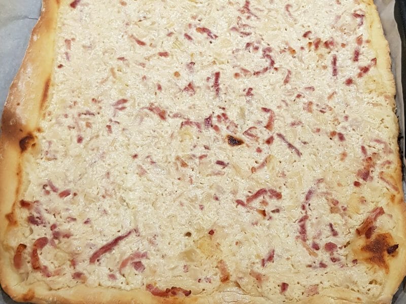 Cliquez pour zoomer ! Flammekueche traditionnelle Thermomix par rosettem