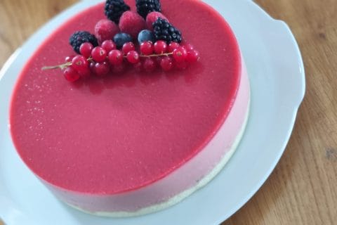 Cliquez pour zoomer ! Bavarois aux framboises Thermomix par ladidiiiii