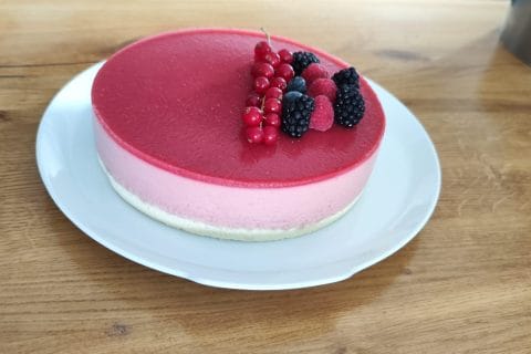 Cliquez pour zoomer ! Bavarois aux framboises Thermomix par ladidiiiii