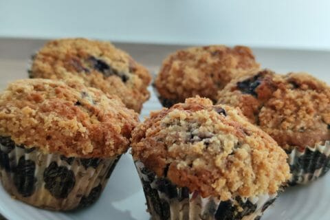Cliquez pour zoomer ! Muffins aux myrtilles Thermomix par ladidiiiii