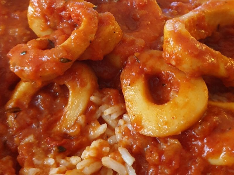 Cliquez pour zoomer ! Encornets à la provençale Thermomix par lauren26