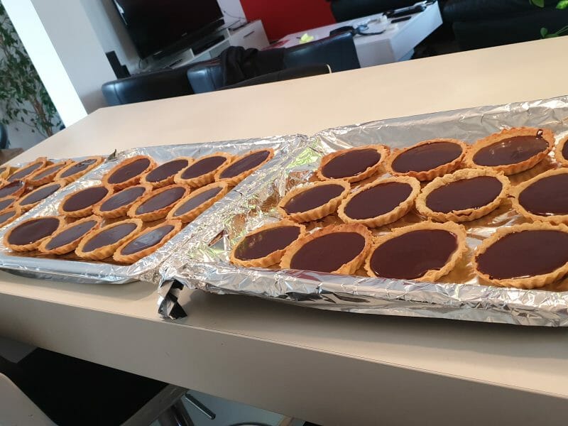 Cliquez pour zoomer ! Tartelettes chocolat et caramel beurre salé Thermomix par lauren26