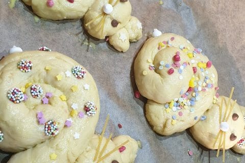 Cliquez pour zoomer ! Brioches lapin de Pâques Thermomix par lauren26