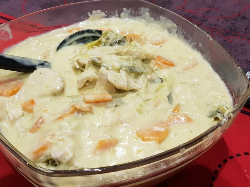 Cliquez pour zoomer ! Blanquette de dinde au bleu d’auvergne Thermomix par mae_3