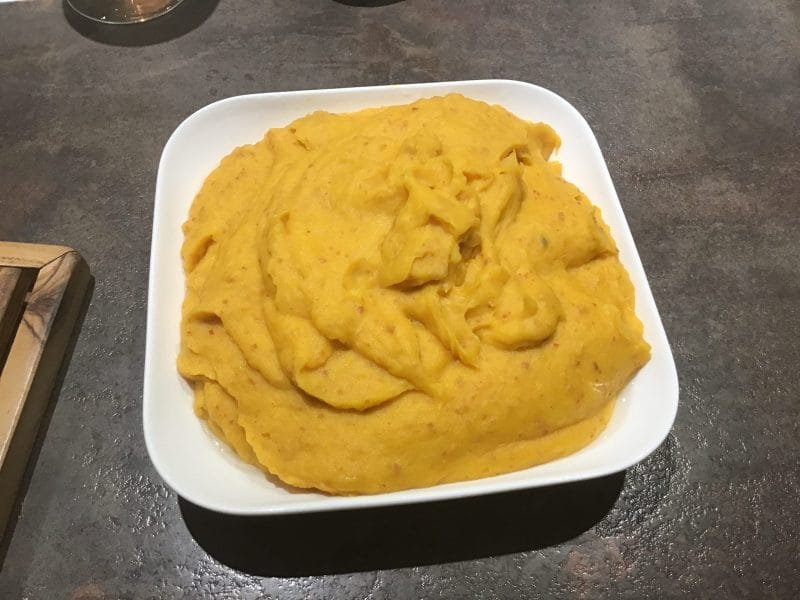 Cliquez pour zoomer ! Purée de potimarron au chorizo Thermomix par cocodephi