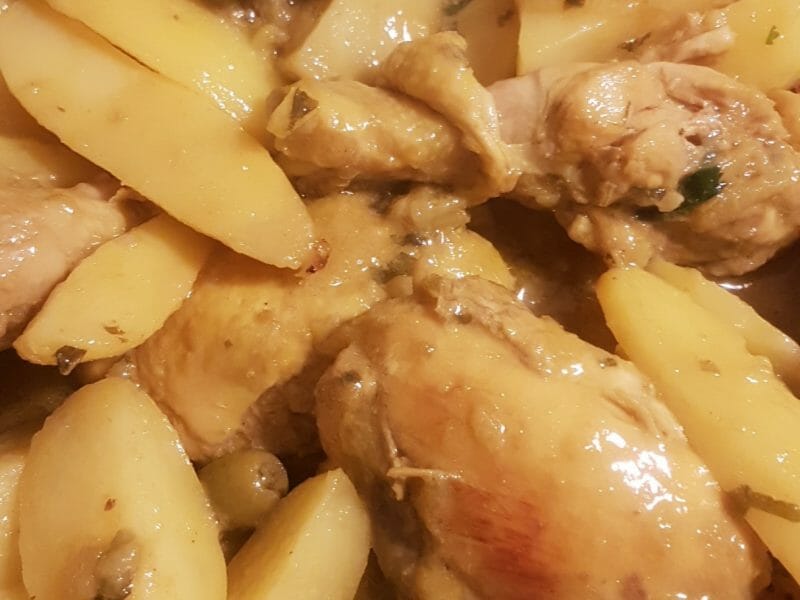 Cliquez pour zoomer ! Tajine de poulet aux olives Thermomix par karymoutche