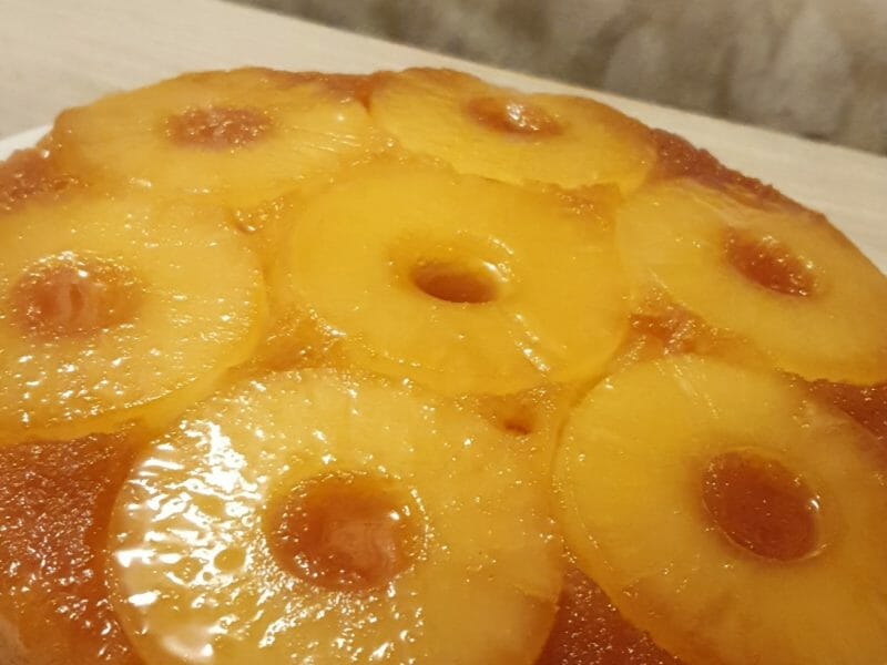 Cliquez pour zoomer ! Gâteau renversé à l’ananas Thermomix par zeynaba