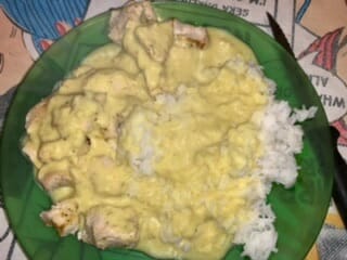 Cliquez pour zoomer ! Blancs de poulet sauce moutarde et curry Thermomix par sindy84130