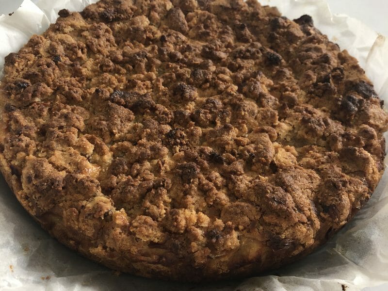 Cliquez pour zoomer ! Tarte aux pommes façon crumble Thermomix par nathjoff