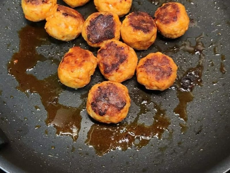 Cliquez pour zoomer ! Boulettes de poulet au chorizo Thermomix par cidooz