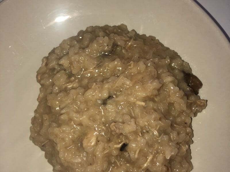 Cliquez pour zoomer ! Risotto poulet et champignons Thermomix par maurine_2
