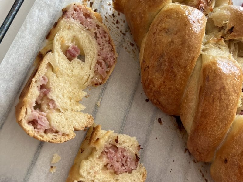 Cliquez pour zoomer ! Brioche salée jambon fromage Thermomix par Anne-Claude