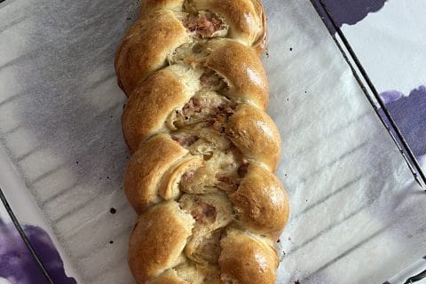 Cliquez pour zoomer ! Brioche salée jambon fromage Thermomix par Anne-Claude