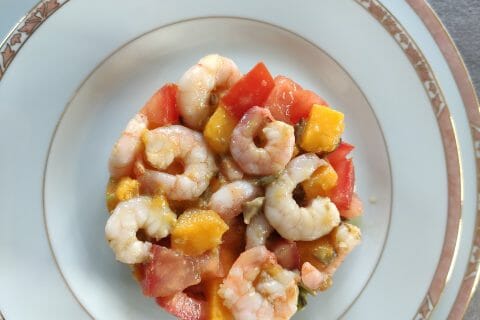 Cliquez pour zoomer ! Ceviche de crevettes, mangue, avocat Thermomix par mirella70