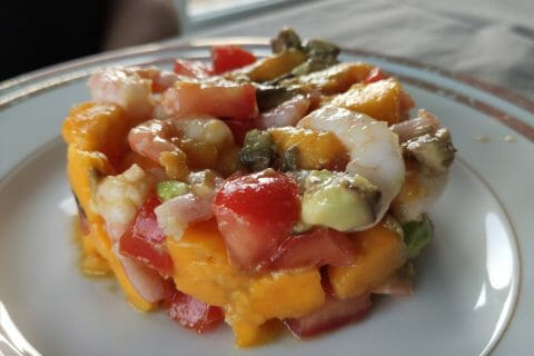 Cliquez pour zoomer ! Ceviche de crevettes, mangue, avocat Thermomix par mirella70