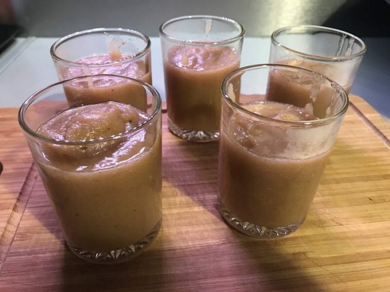 Compote De Pommes Bananes Et Miel Au Thermomix Cookomix