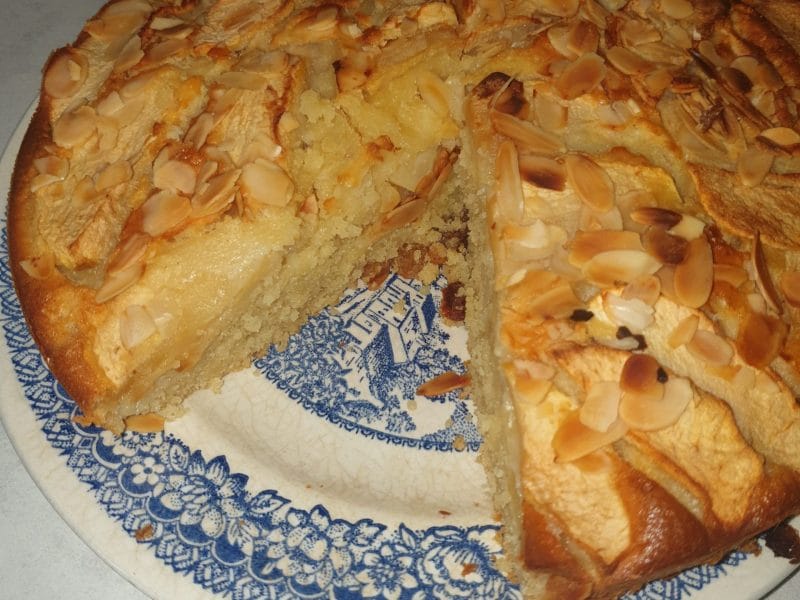 Cliquez pour zoomer ! Gâteau à la semoule et aux pommes Thermomix par misscr