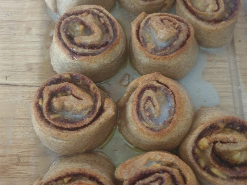 Cliquez pour zoomer ! Roulés aux pommes et à la cannelle Thermomix par misscr