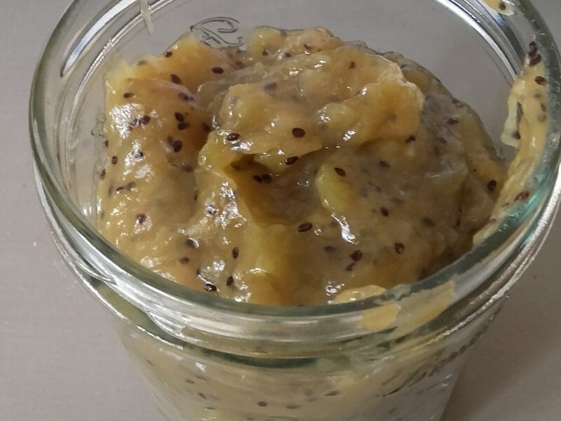 Confiture kiwis bananes au Thermomix Cookomix