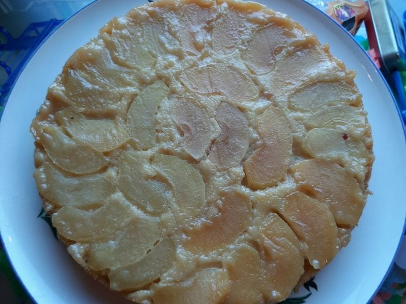 Cliquez pour zoomer ! Gâteau renversé aux pommes caramélisées Thermomix par mano01