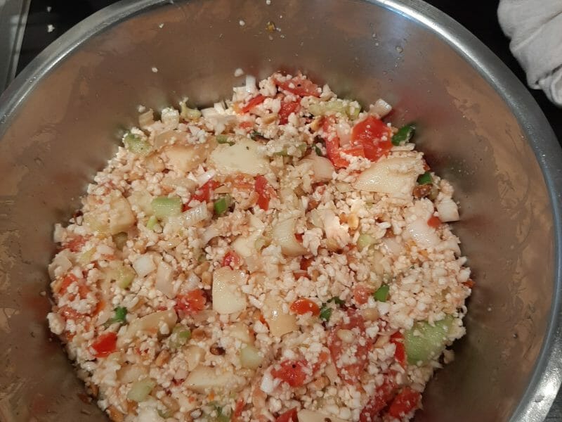 Cliquez pour zoomer ! Taboulé de chou-fleur Thermomix par mano01