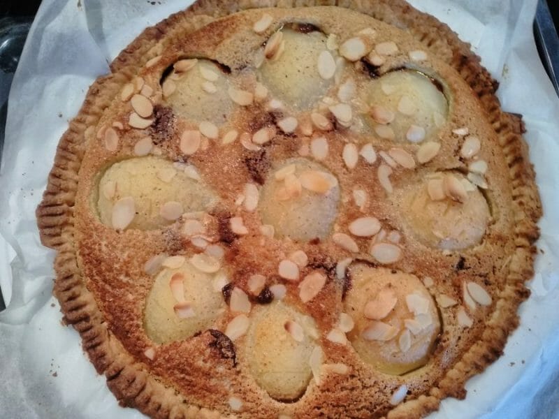 Tarte poires et chocolat au Thermomix - Cookomix