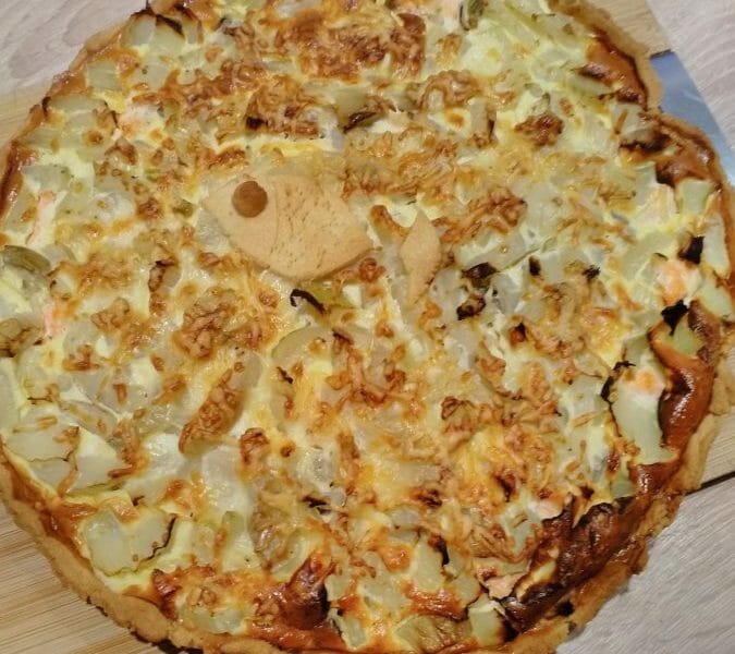 Cliquez pour zoomer ! Tarte au fenouil et saumon Thermomix par Chris